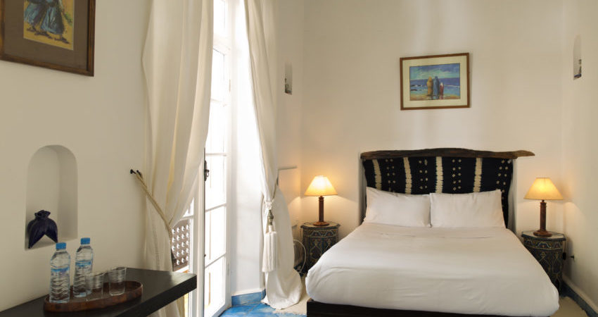 Chems bleu riad hotel essaouira Chambre Bleue